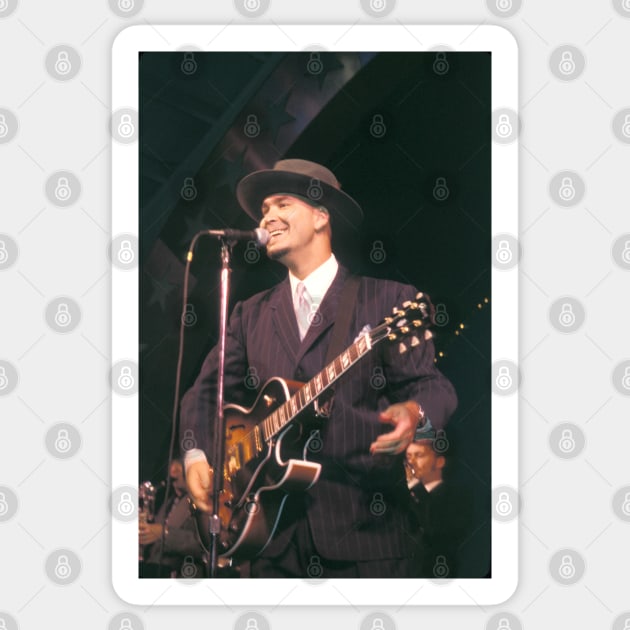 Scotty Morris Big Bad Voodoo Daddy Photograph Sticker by Concert Photos